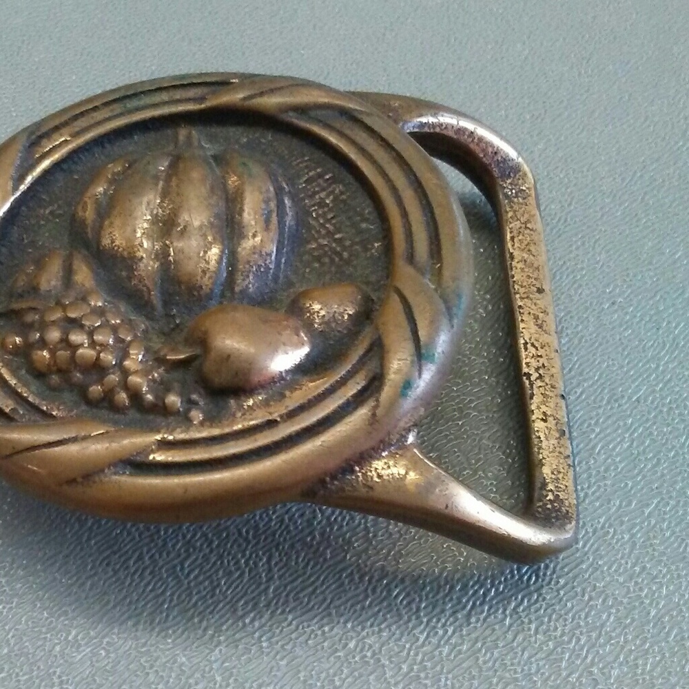 Brass belt buckle tech ether guild